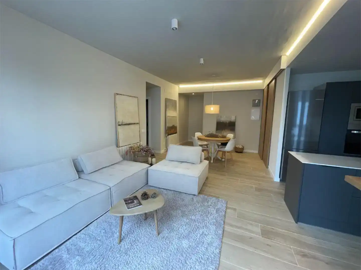 Sala de estar de Piso en venta en Palamós con Balcón