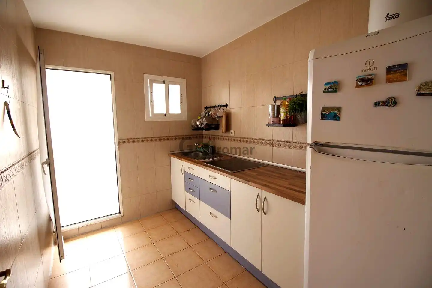 Kitchen of Flat for sale in Madrid  with Heating and Balcony