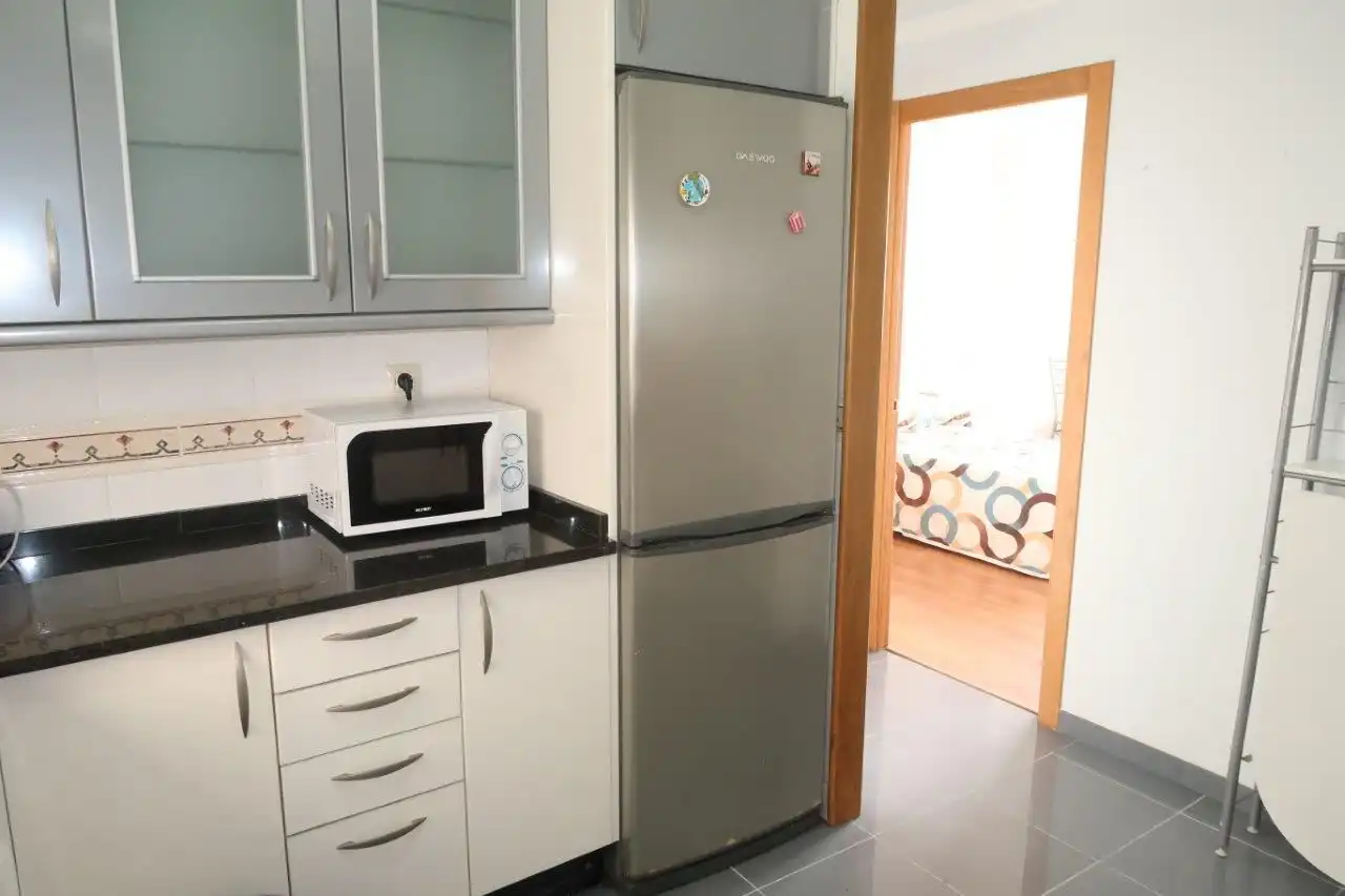 Kitchen of Flat for rent in A Coruña Capital   with Parquet flooring and Furnished