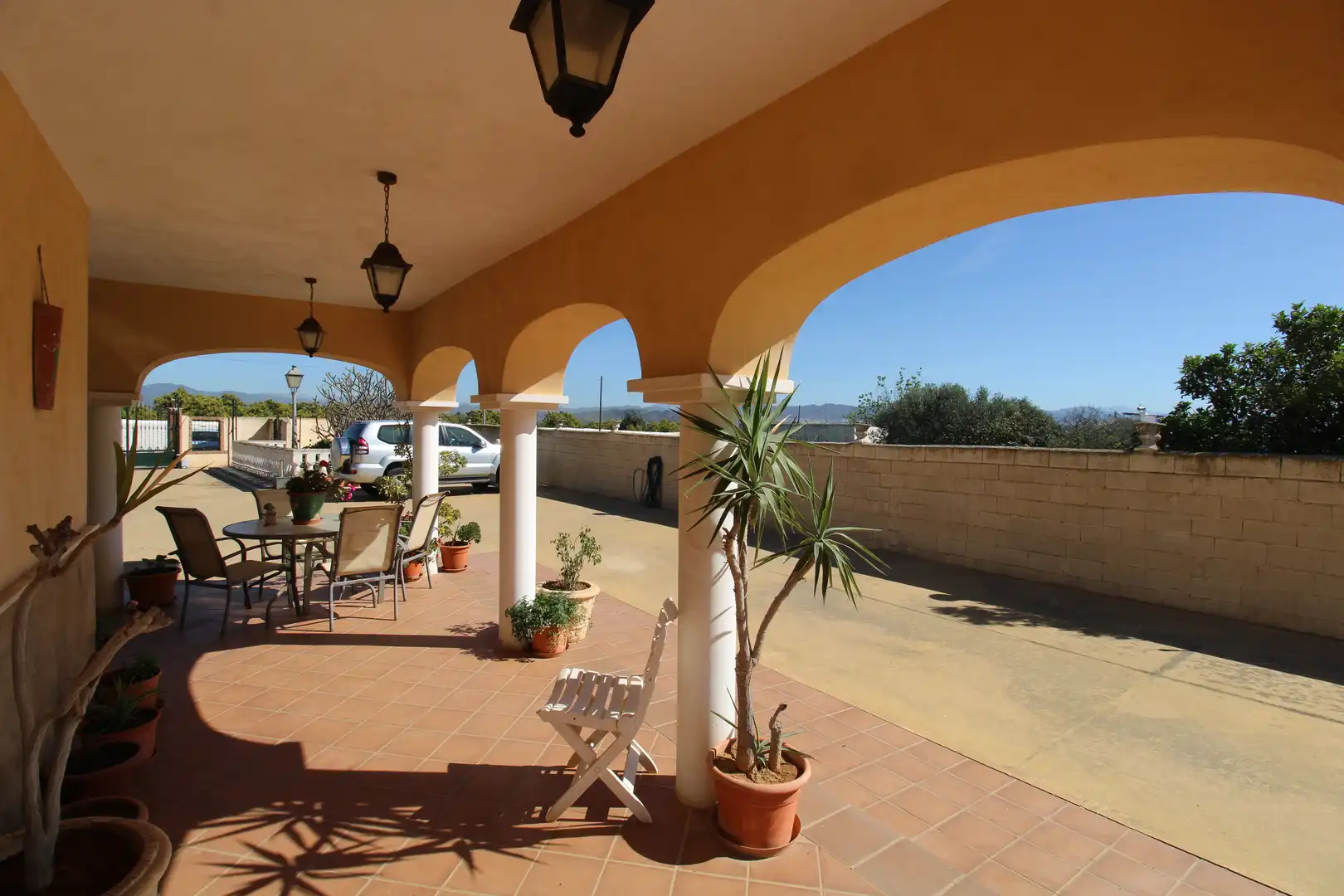 Terrasse von Country house zum Verkauf in Alhaurín de la Torre mit Klimaanlage, Heizung und Privatgarten
