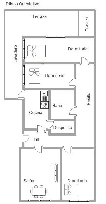 Flat for sale in Santa Quiteria - Virgen de las Huertas