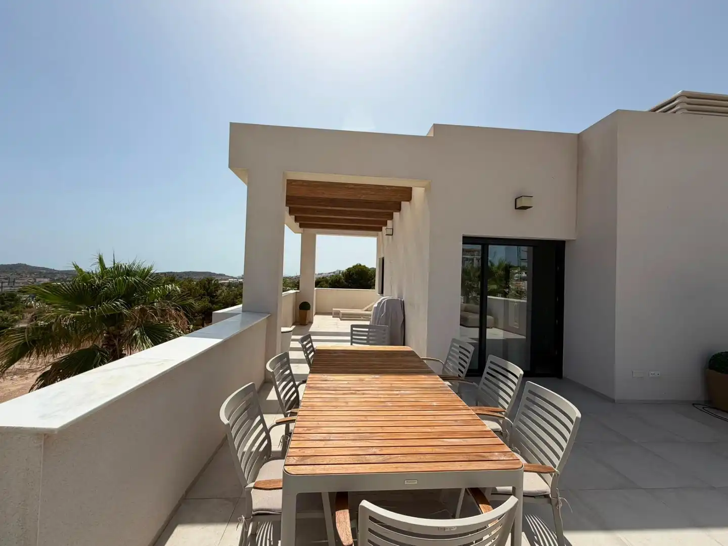 Terrassa de Casa o xalet de lloguer en Finestrat amb Aire condicionat, Jardí privat i Terrassa