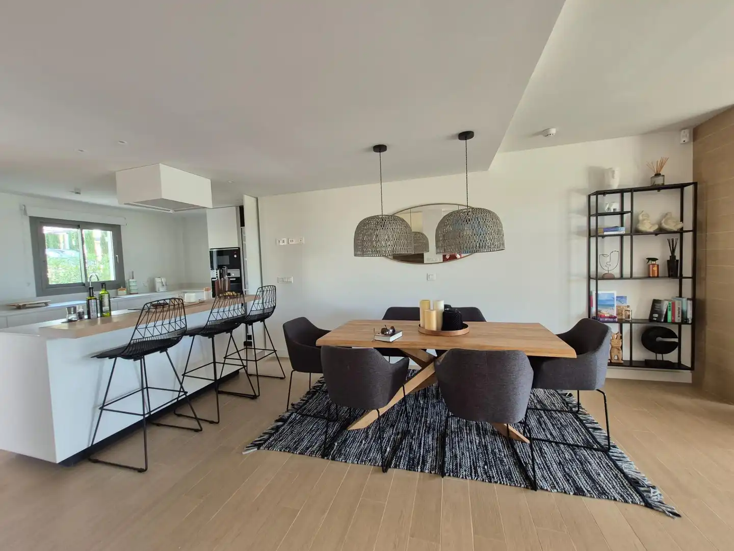 Esszimmer von Wohnung zur Miete in Mijas mit Klimaanlage, Privatgarten und Terrasse