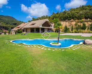 Jardí de Finca rústica en venda en Sant Andreu de Llavaneres amb Aire condicionat, Terrassa i Piscina