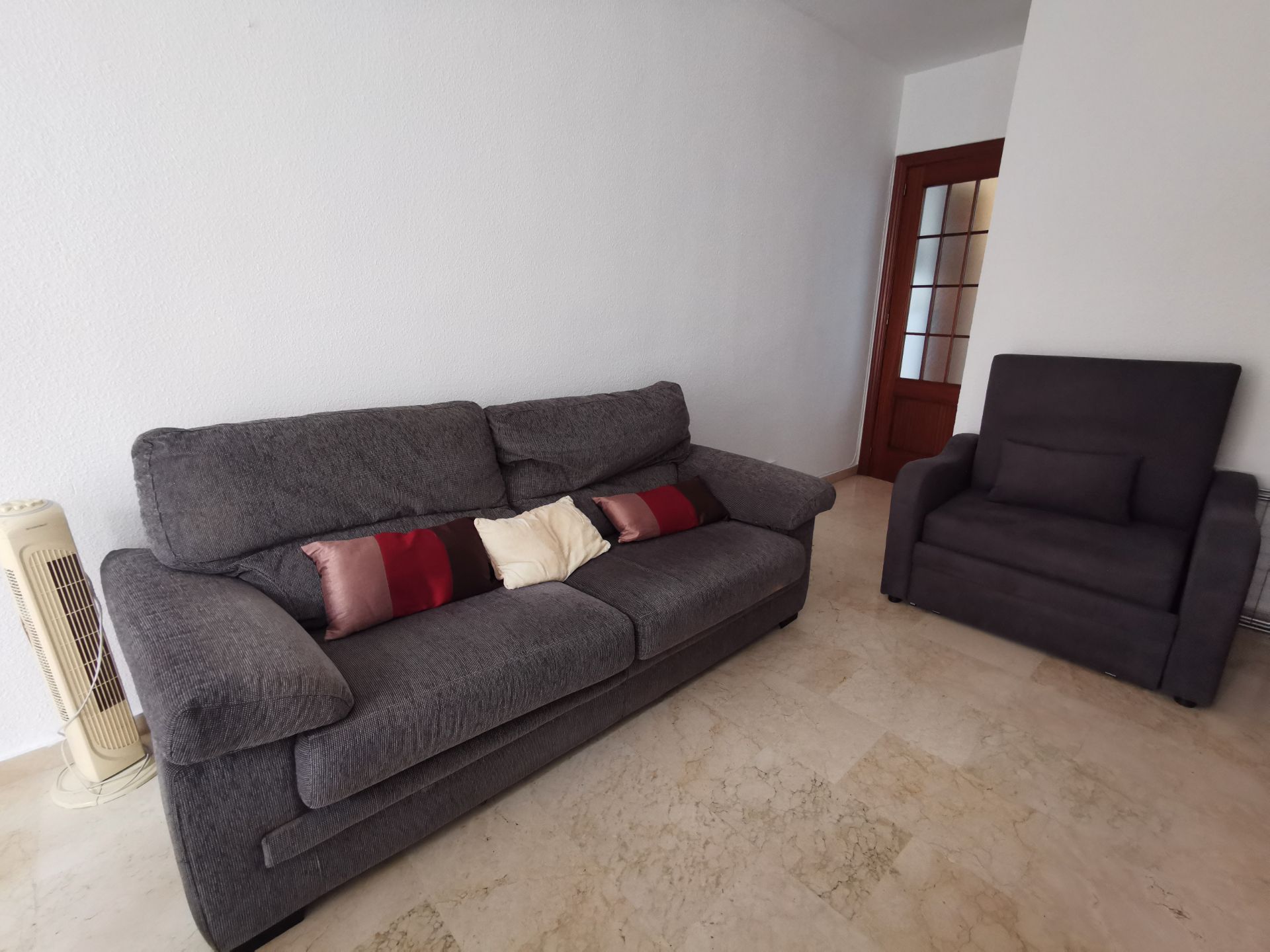 Wohnzimmer von Wohnungen zur Miete in Málaga Capital mit Klimaanlage, Heizung und Möbliert