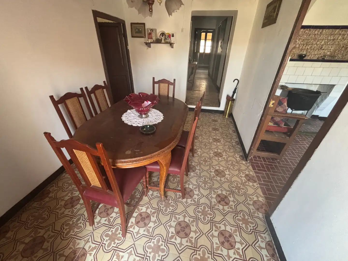Dining room of Houses for sale in Sarroca de Lleida  with Terrace, Oven and Balcony