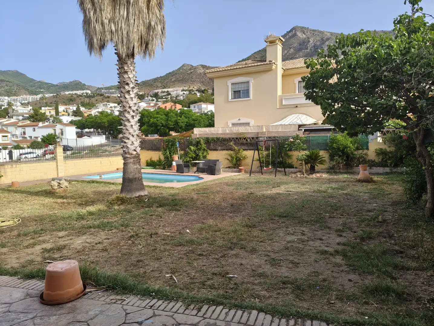 Jardí de Casa o xalet en venda en Benalmádena amb Aire condicionat, Calefacció i Jardí privat