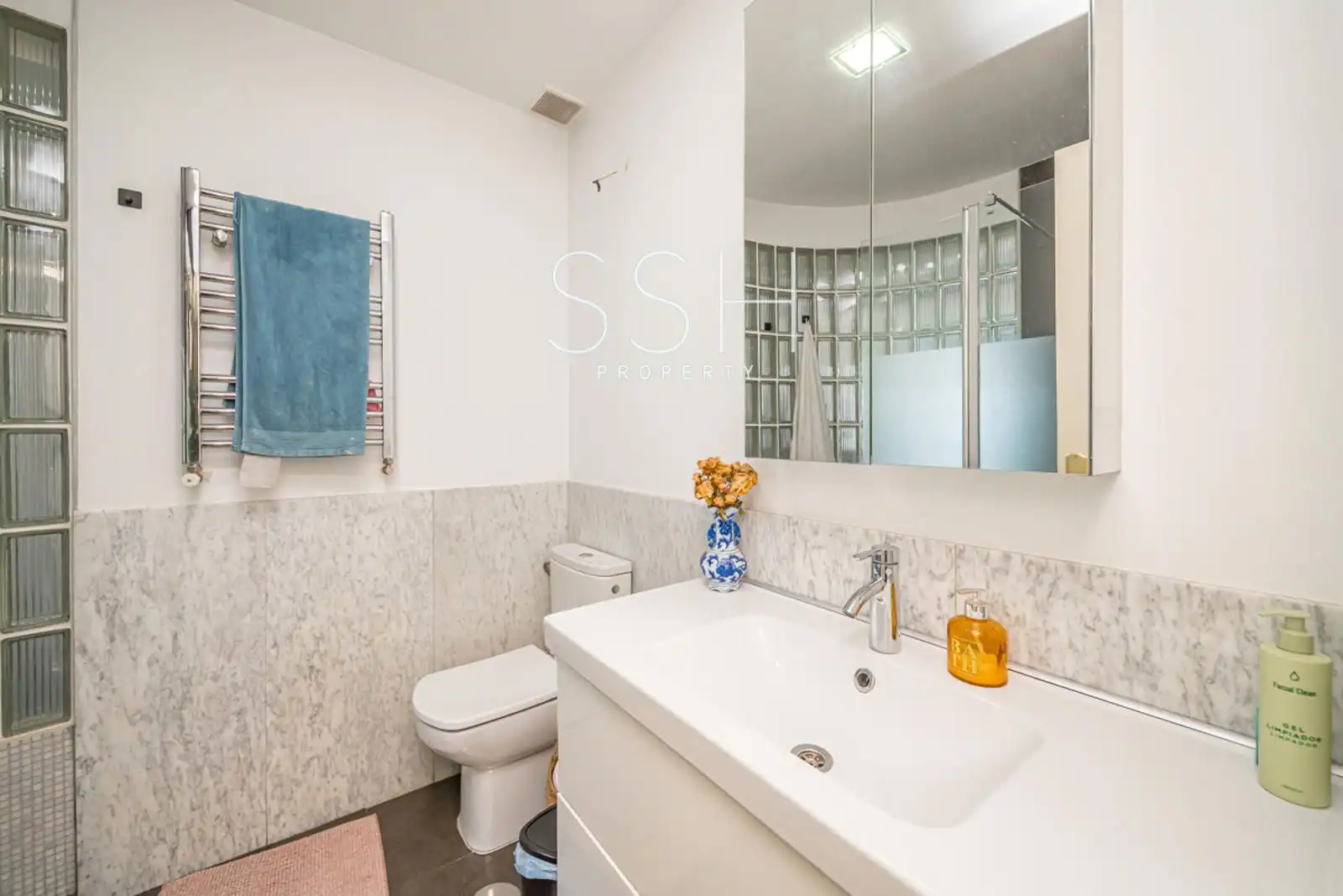 Baño de Piso de alquiler en Población de Arroyo con Aire acondicionado, Calefacción y Amueblado