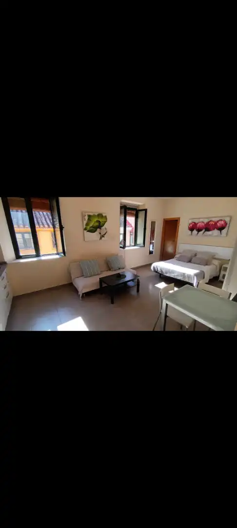 Wohnzimmer von Wohnung zur Miete in Málaga mit Möbliert