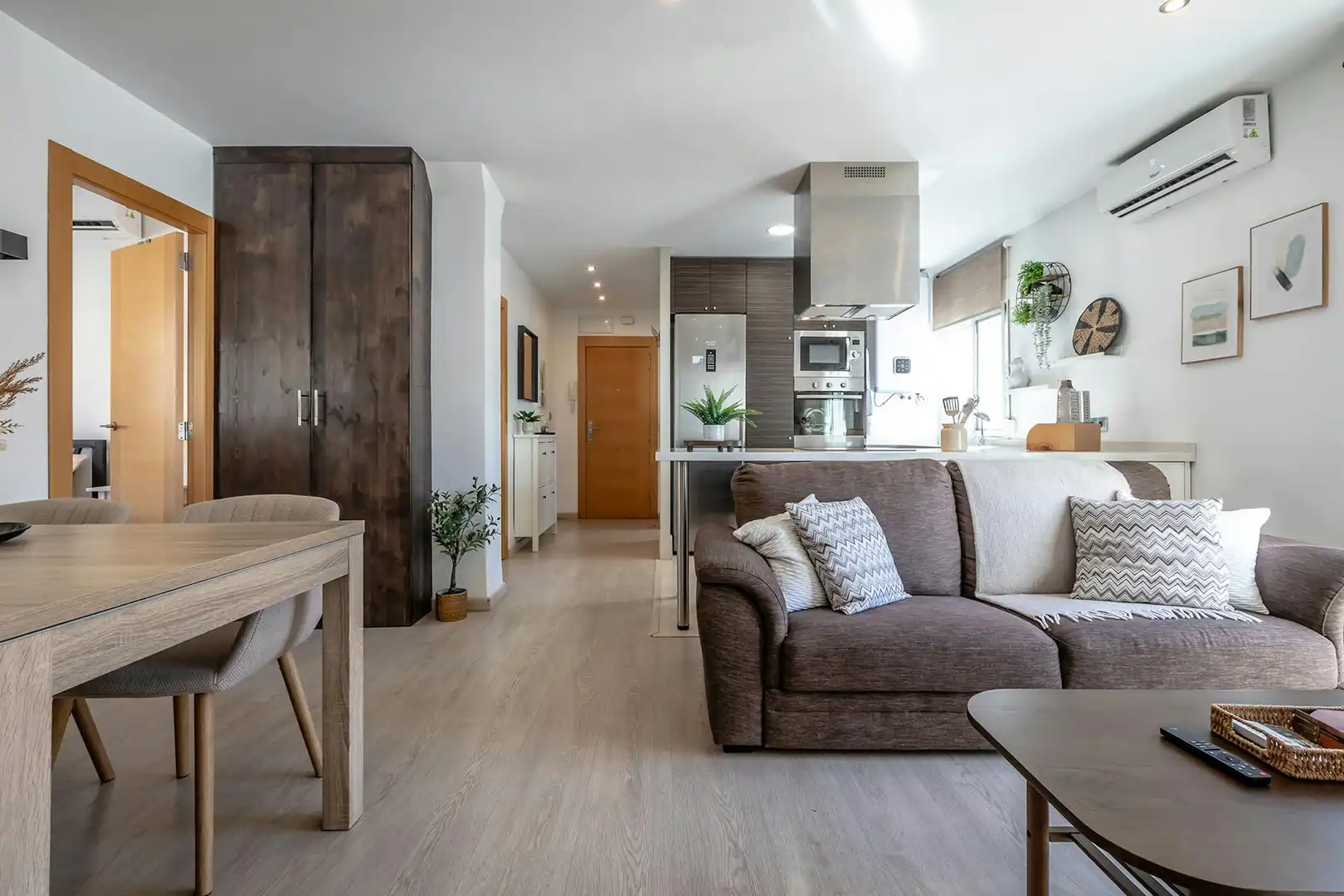 Sala de estar de Piso de alquiler en Valencia con Aire acondicionado, Calefacción y Amueblado