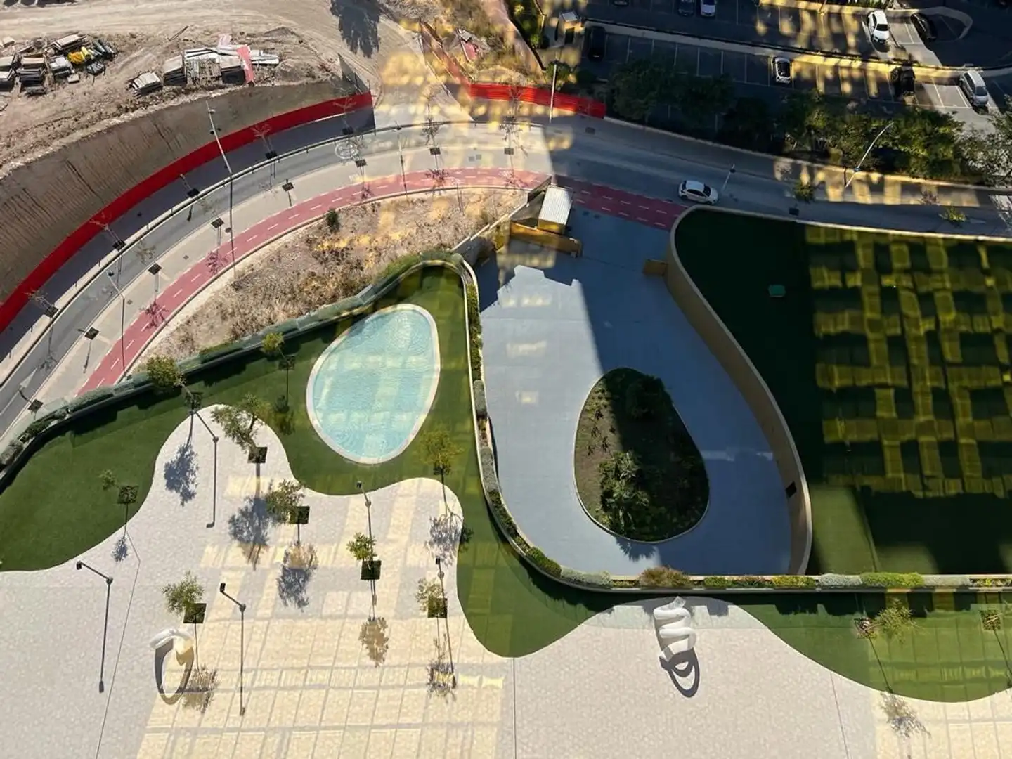 Piscina de Casa o xalet de lloguer en Benidorm amb Aire condicionat, Jardí privat i Moblat