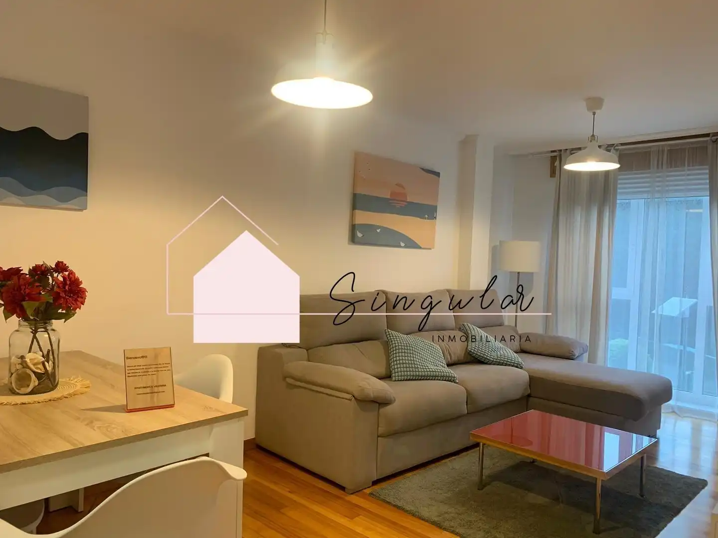 Wohnzimmer von Wohnungen zum Verkauf in Ribeira mit Heizung und Möbliert