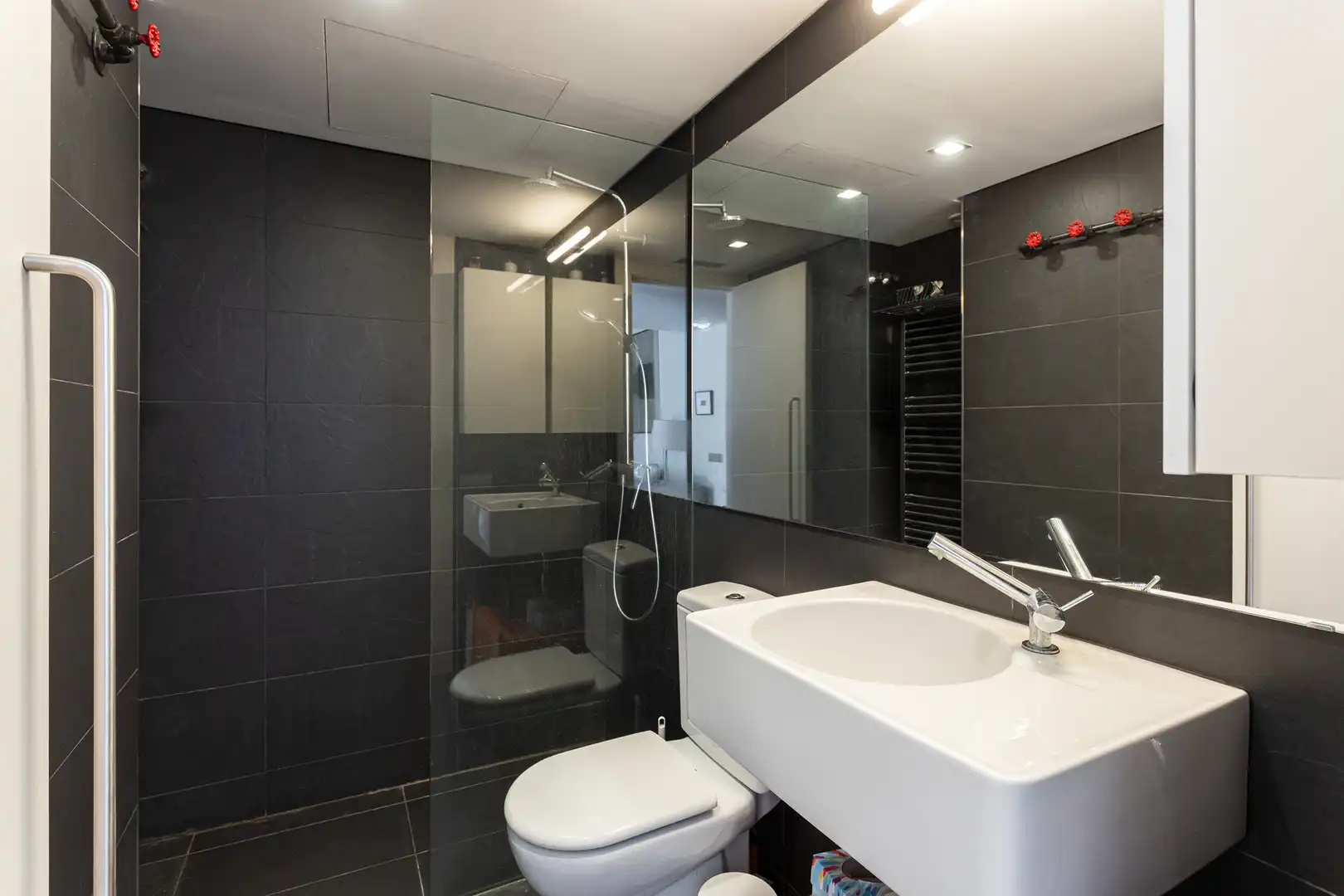 Baño de Casa o chalet en venta en Barcelona con Aire acondicionado, Calefacción y Parquet