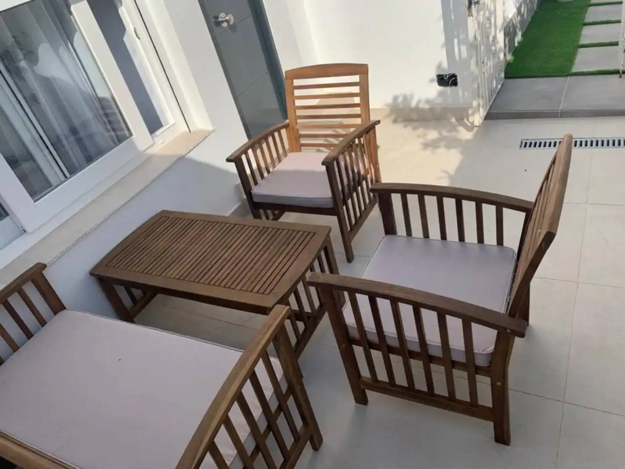 Terraza de Casa o chalet de alquiler en Benalmádena con Aire acondicionado y Amueblado