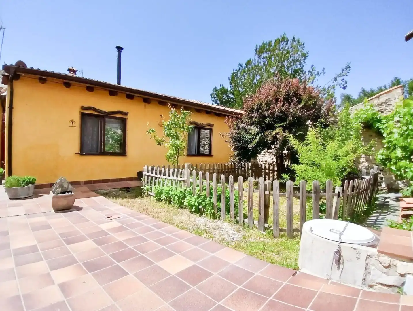 Garten von Haus oder Chalet zum Verkauf in Santa María la Real de Nieva mit Privatgarten
