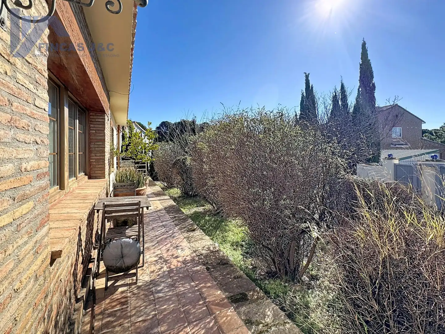 Jardín de Casa o chalet en venta en La Muela