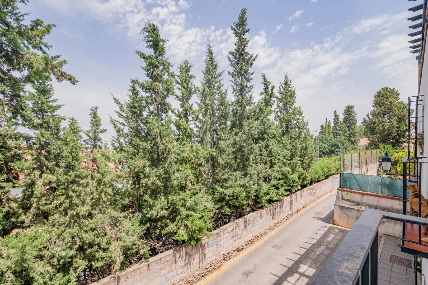 Vista exterior de Piso en venta en La Zubia con Calefacción y Balcón