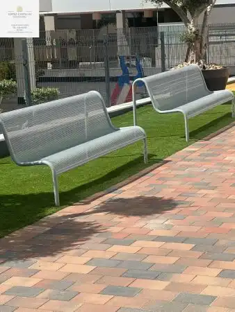 Terraza de Piso de alquiler en Elche / Elx con Aire acondicionado, Piscina y Amueblado