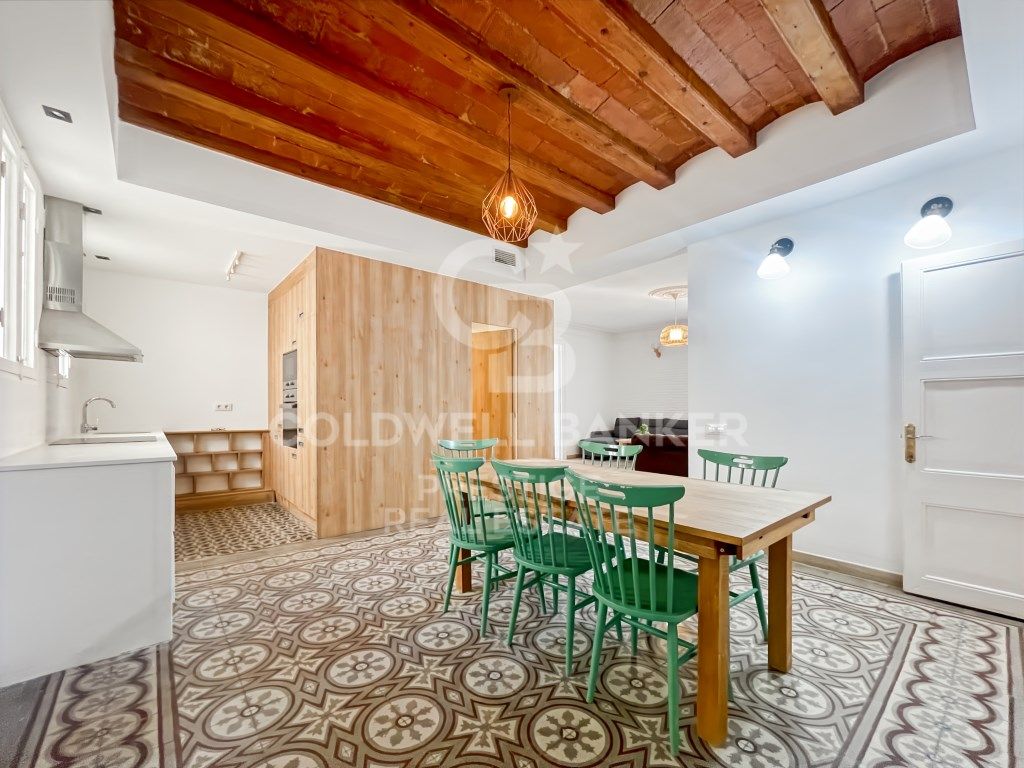 Dining room of Flat for sale in  Barcelona Capital  with Air Conditioner, Furnished and Washing machine