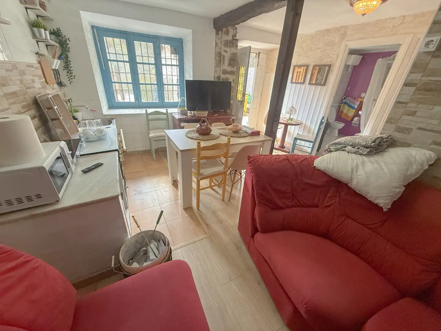 Sala de estar de Casa o chalet en venta en Mieres (Asturias) con Jardín privado y Balcón
