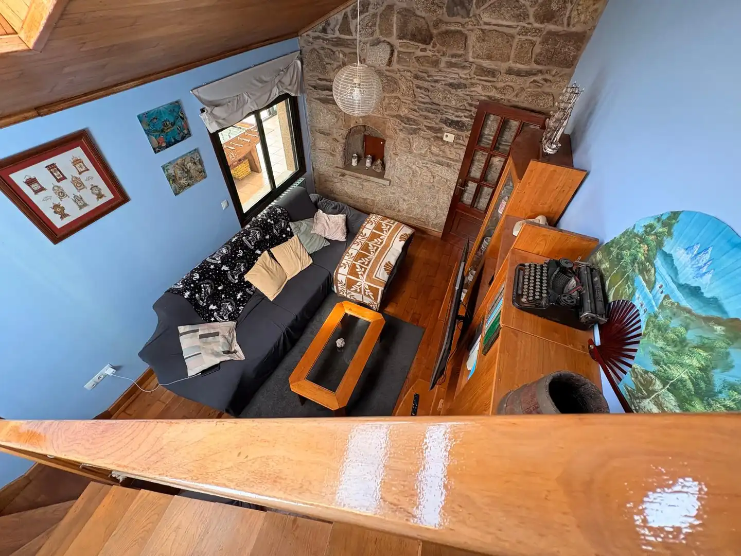 Sala de estar de Casa o chalet en venta en Santiago de Compostela  con Calefacción, Jardín privado y Terraza
