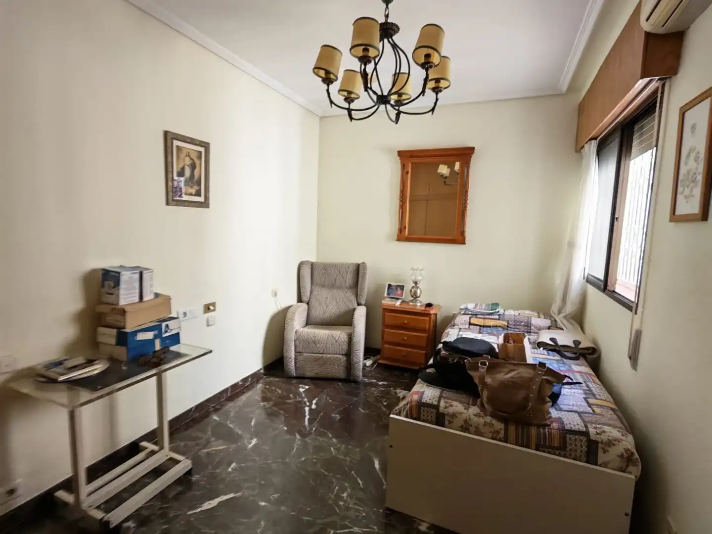 Sala d'estar de Àtic de lloguer en Murcia amb Aire condicionat, Calefacció i Terrassa