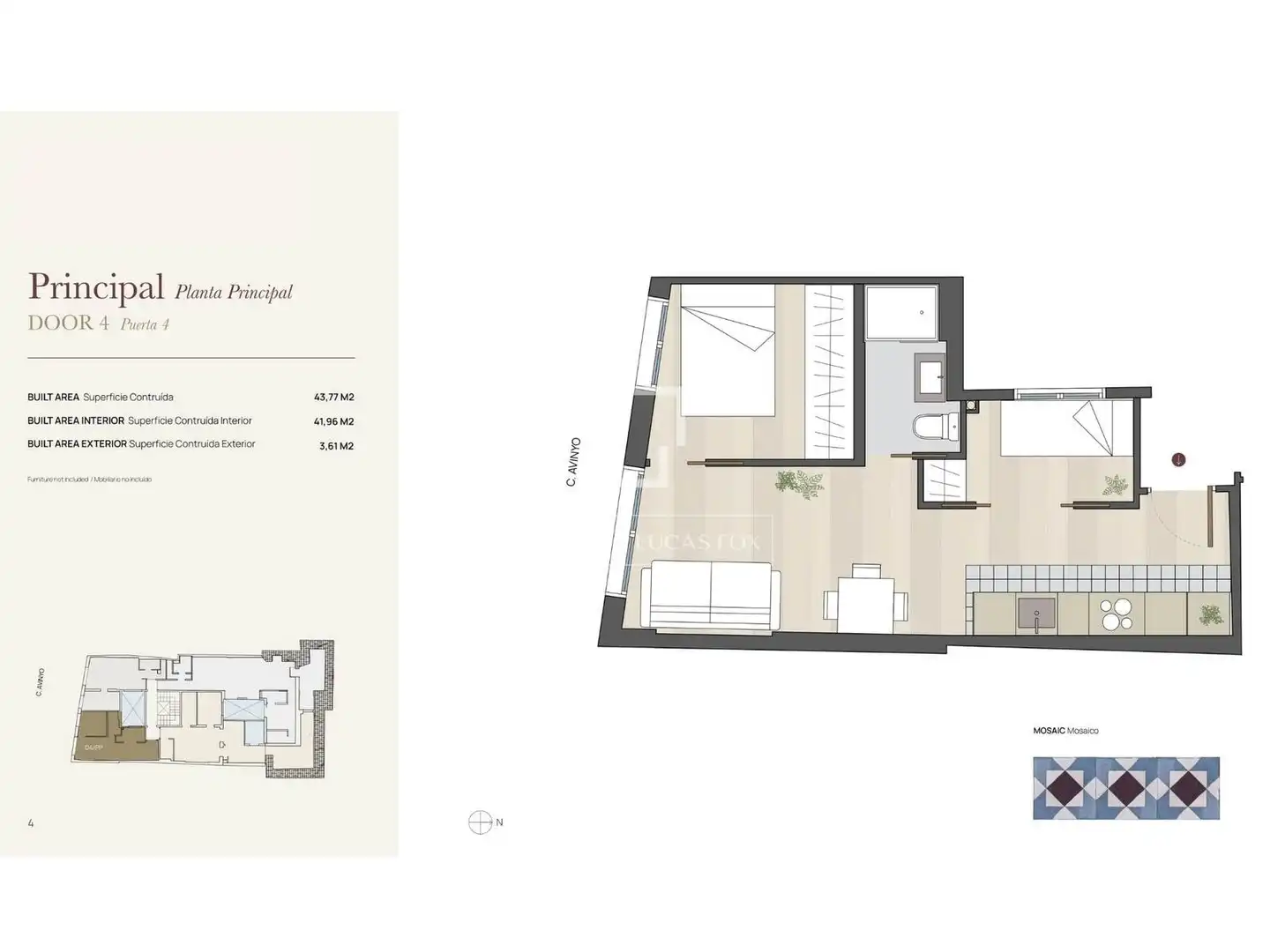 Flat for sale in Barcelona  with Air Conditioner and Balcony
