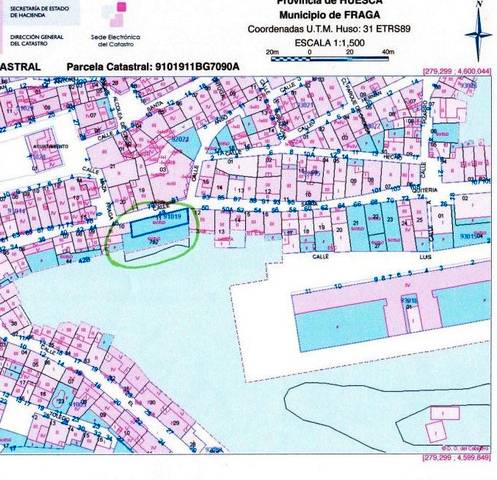 Terreno residencial en Venta en Fraga