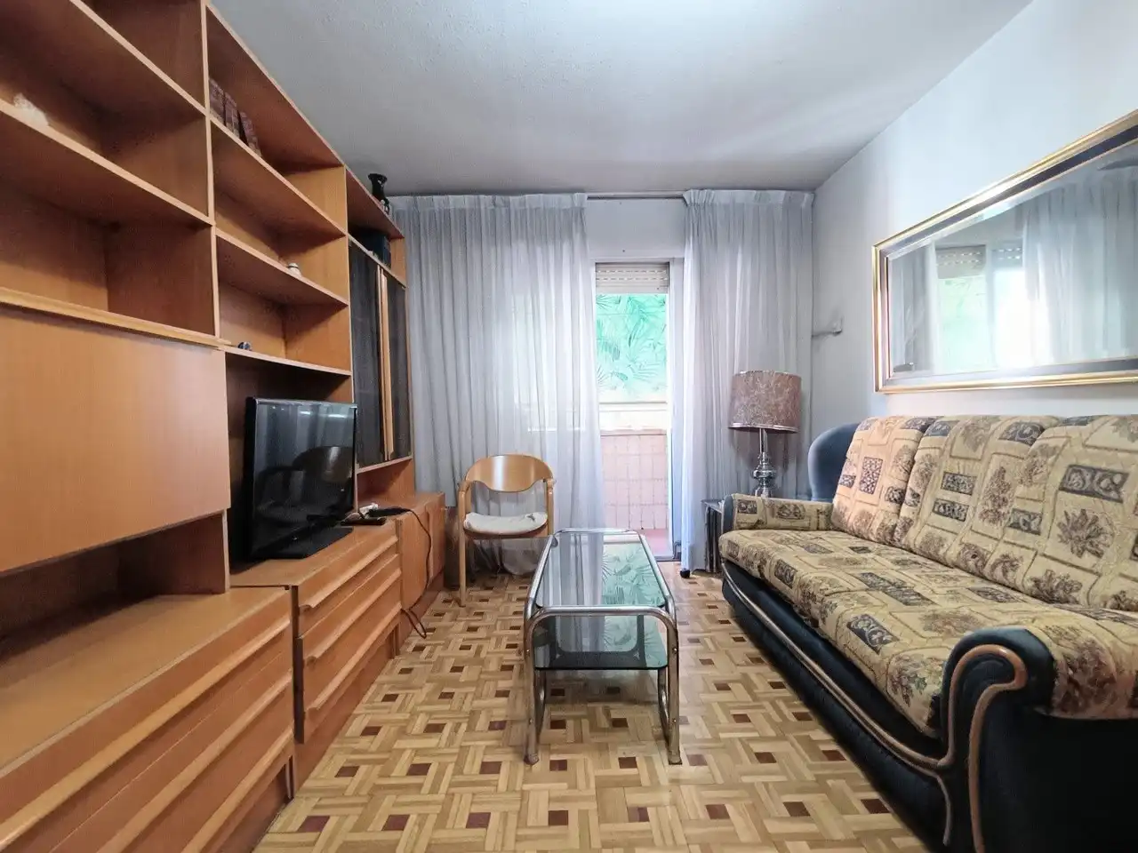 Wohnzimmer von Wohnung zum Verkauf in Madrid mit Heizung, Parkett und Terrasse