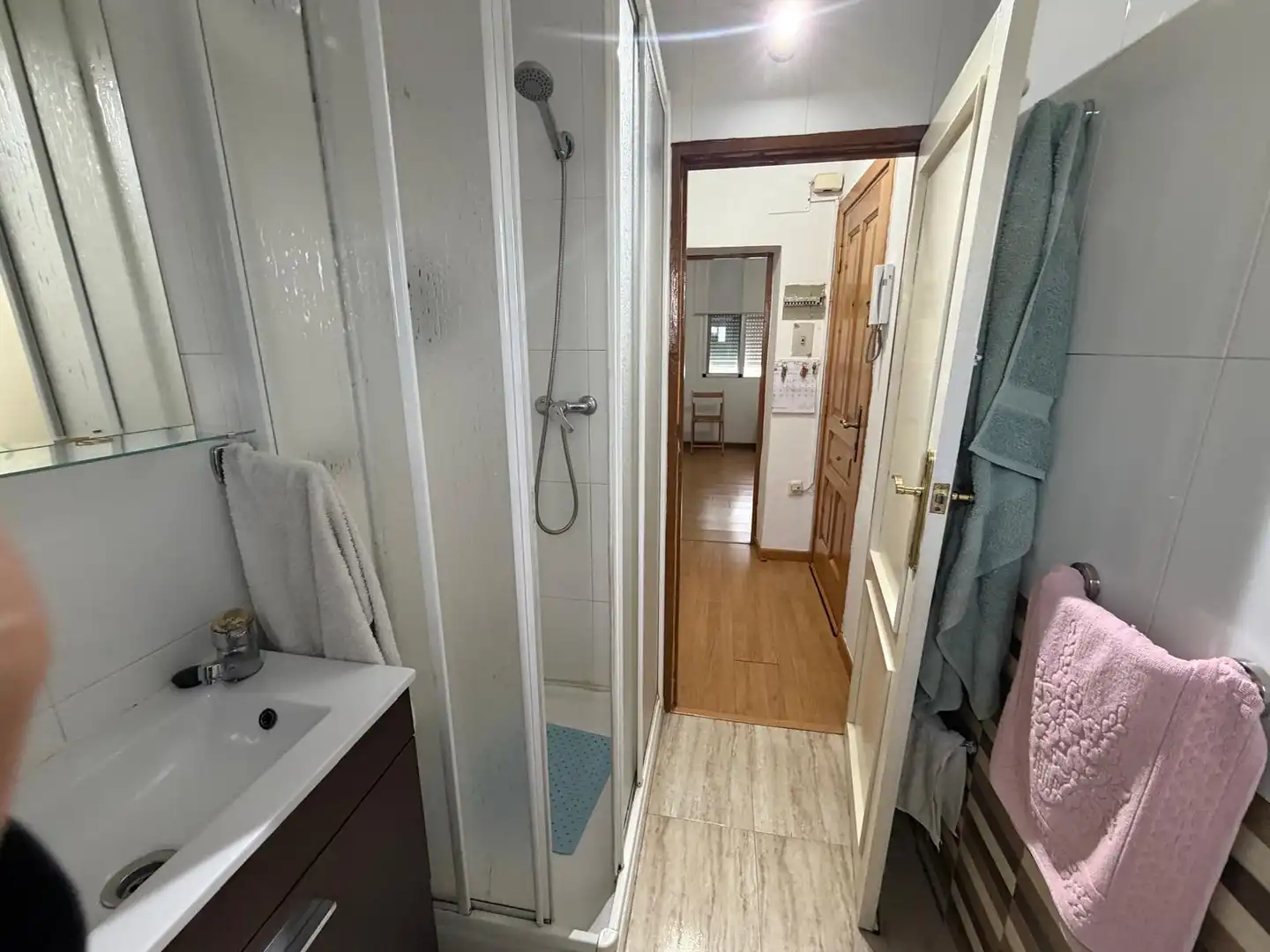 Bathroom of Flat for sale in A Pobra de Trives   with Heating, Furnished and Oven