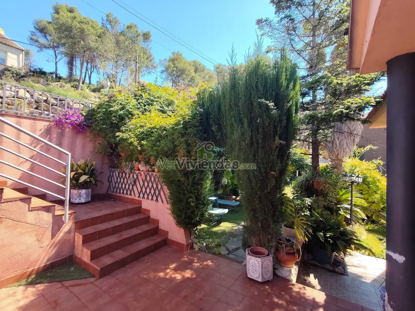 Jardín de Casa adosada en venta en Vallirana con Calefacción, Jardín privado y Terraza