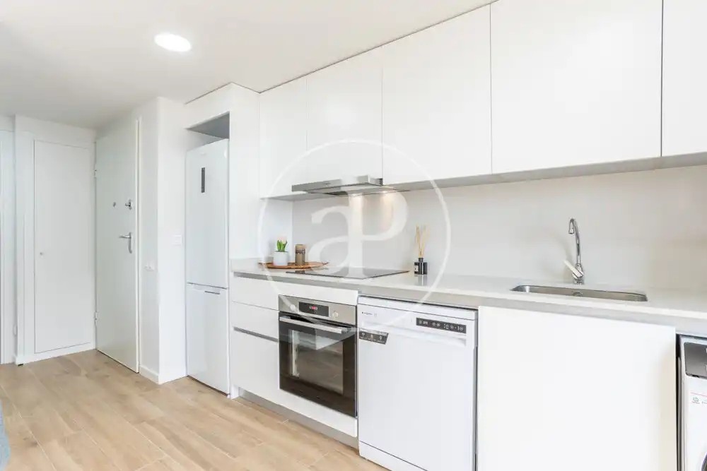 Kitchen of Flat for rent in Quart de Poblet  with Air Conditioner, Heating and Private garden