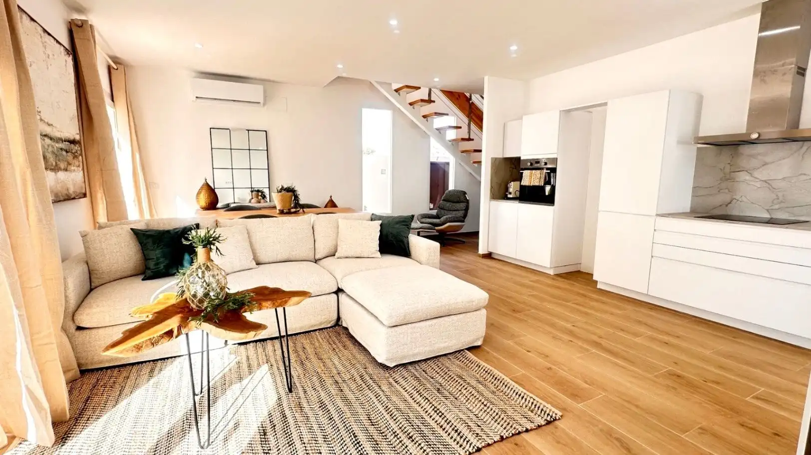 Sala d'estar de Casa o xalet en venda en El Verger amb Calefacció, Jardí privat i Terrassa