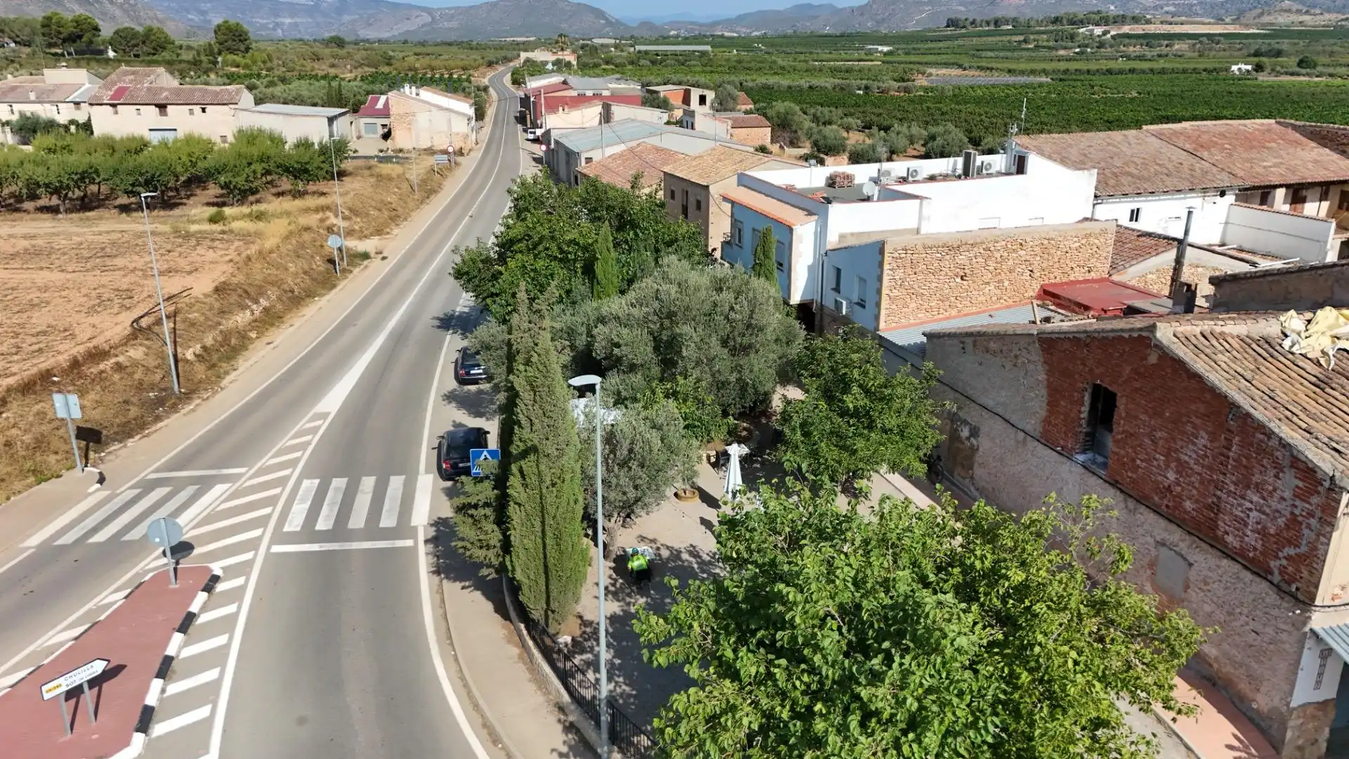 Exterior view of Houses for sale in Chulilla  with Air Conditioner, Heating and Terrace