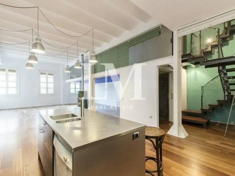 Küche von Maisonette zur Miete in Barcelona mit Klimaanlage und Heizung