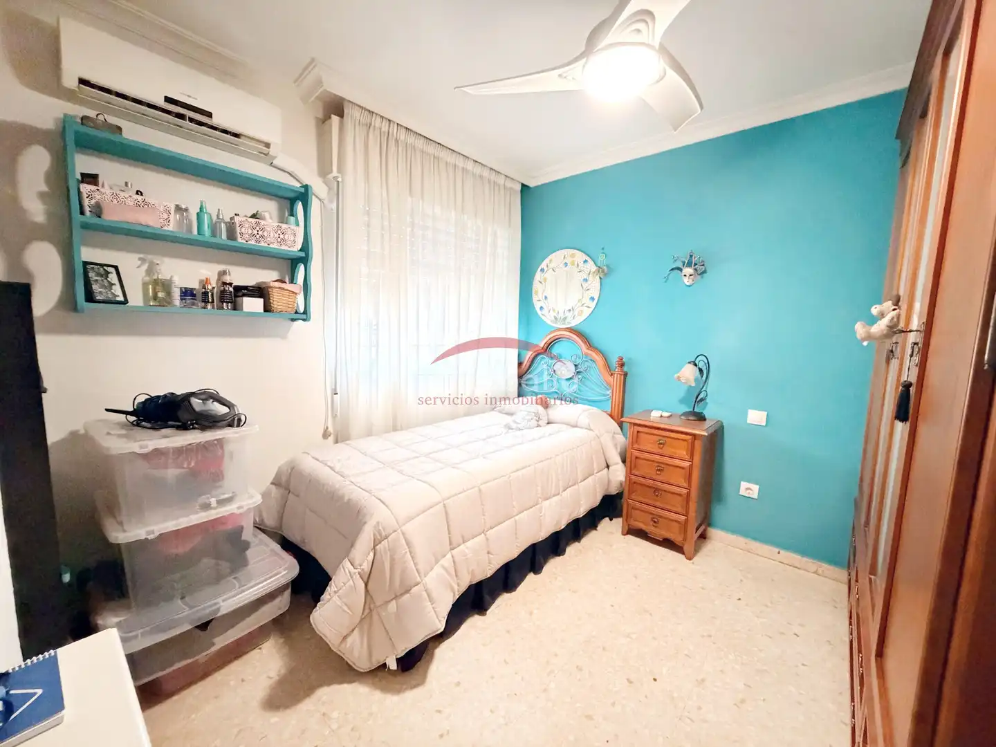 Bedroom of Detached homes for sale in Sevilla  with Air Conditioner, Terrace and Storage room
