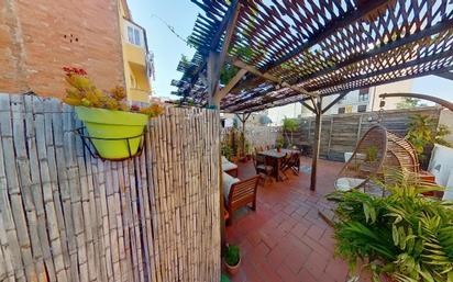 Terrace of Flat for sale in  Barcelona Capital  with Terrace, Furnished and Balcony