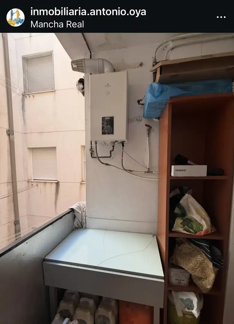 Terrasse von Wohnung zum Verkauf in Mancha Real mit Klimaanlage und Möbliert
