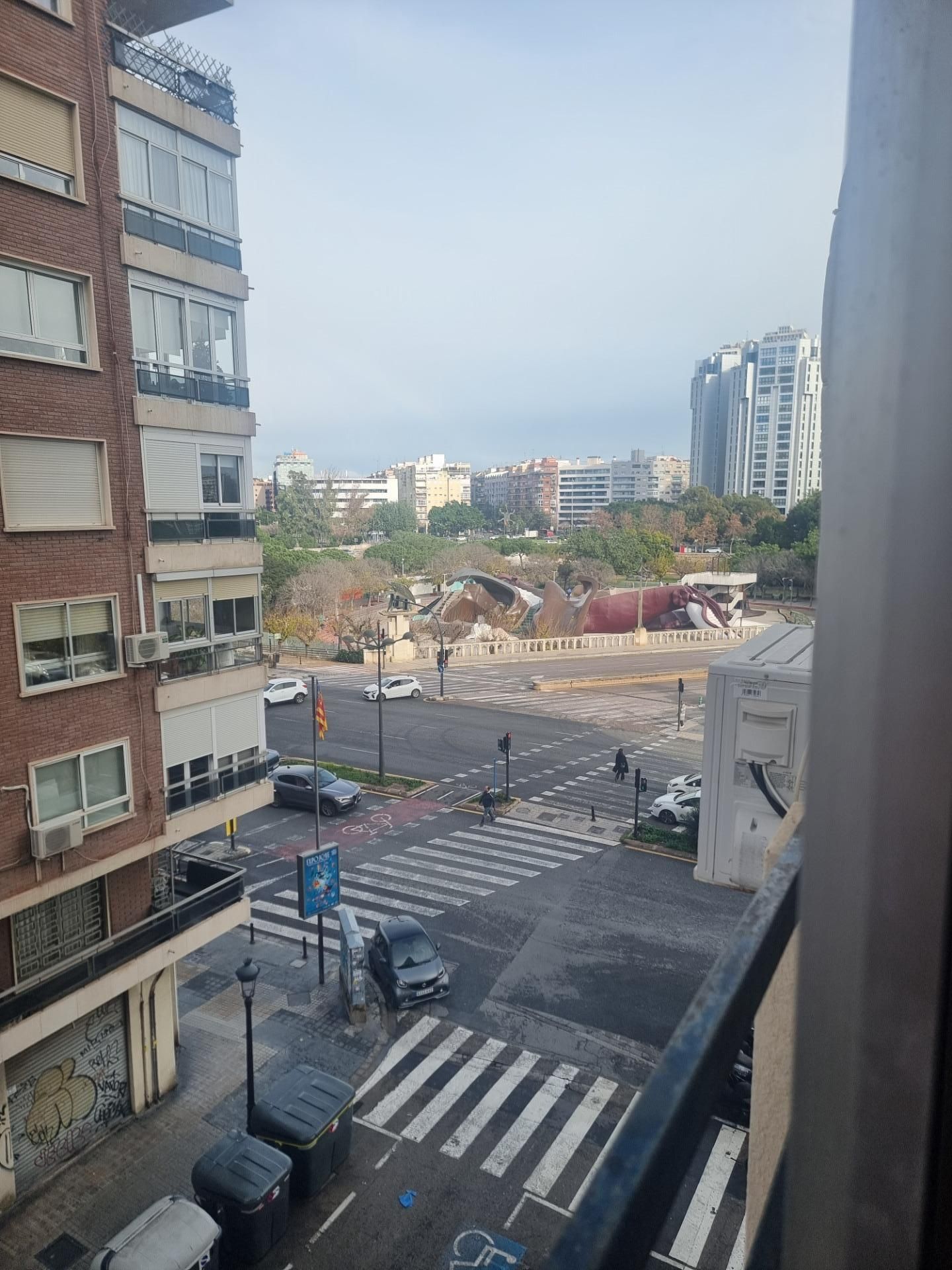 Vista exterior de Pis de lloguer en  Valencia Capital amb Aire condicionat