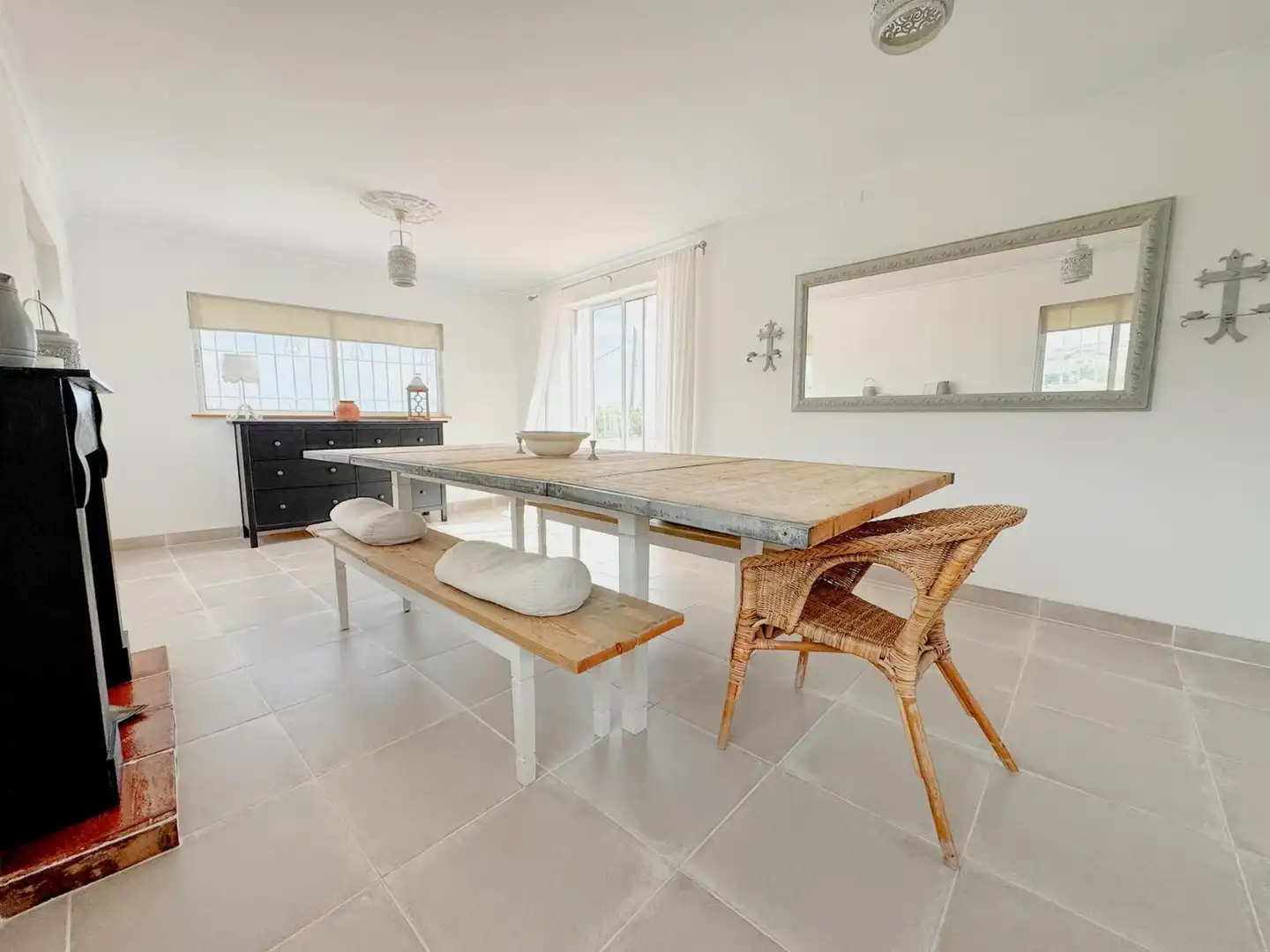 Comedor de Casa o chalet en venta en Nerja con Aire acondicionado, Jardín privado y Terraza
