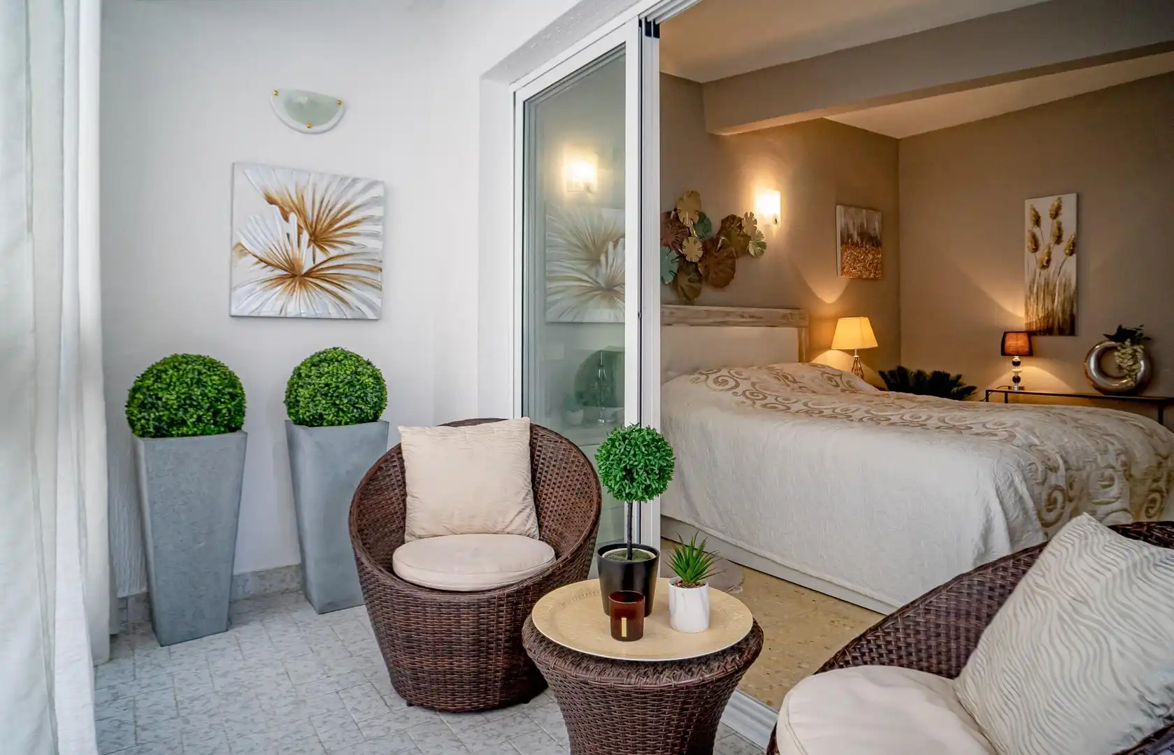 Terrassa de Apartament en venda en Calpe / Calp amb Aire condicionat, Traster i Balcó