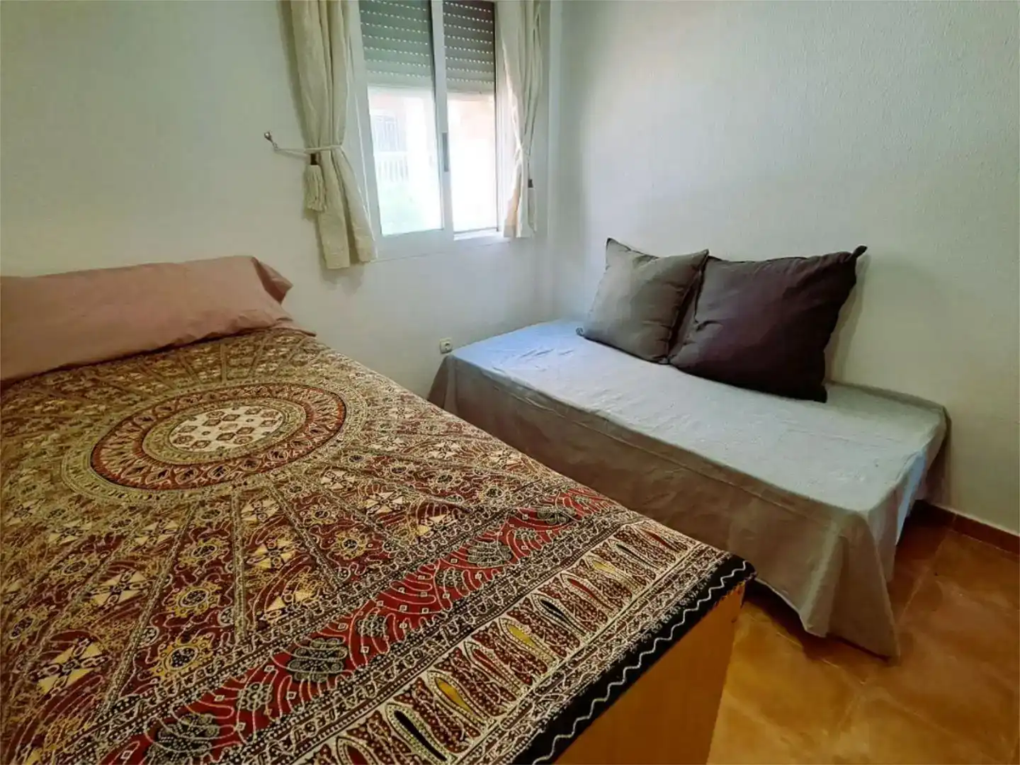 Schlafzimmer von Wohnung zur Miete in Mojácar mit Klimaanlage und Schwimmbad