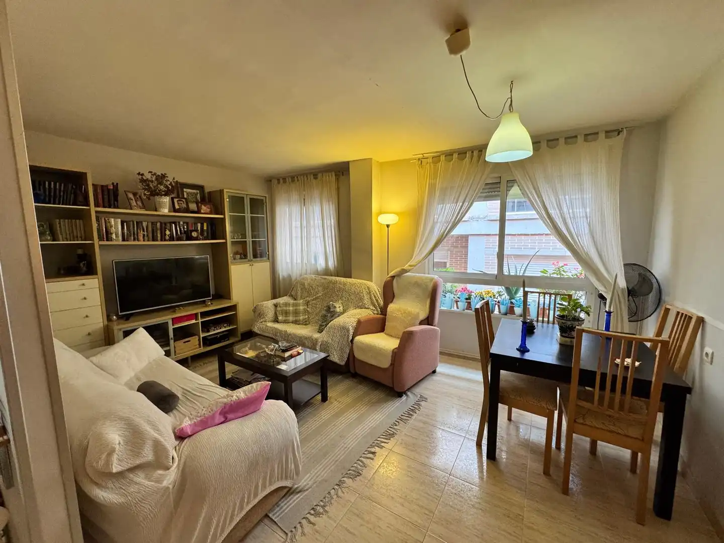 Sala de estar de Piso en venta en Murcia con Amueblado, Horno y Lavadora