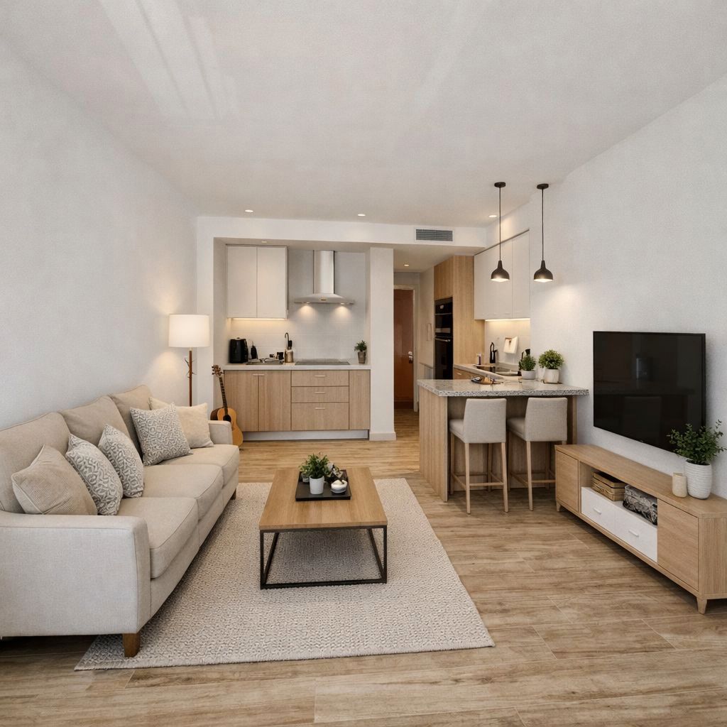 Sala d'estar de Àtic en venda en Fuengirola amb Aire condicionat, Calefacció i Forn