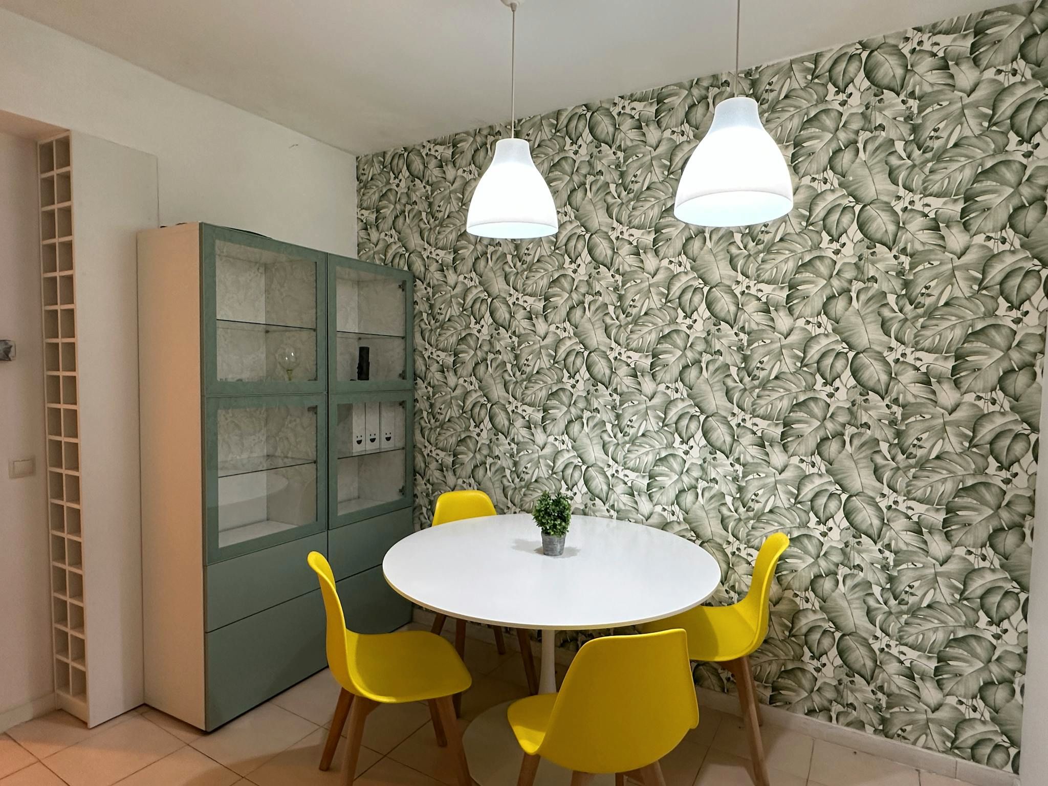 Dining room of Flat to rent in  Madrid Capital  with Air Conditioner, Furnished and Washing machine