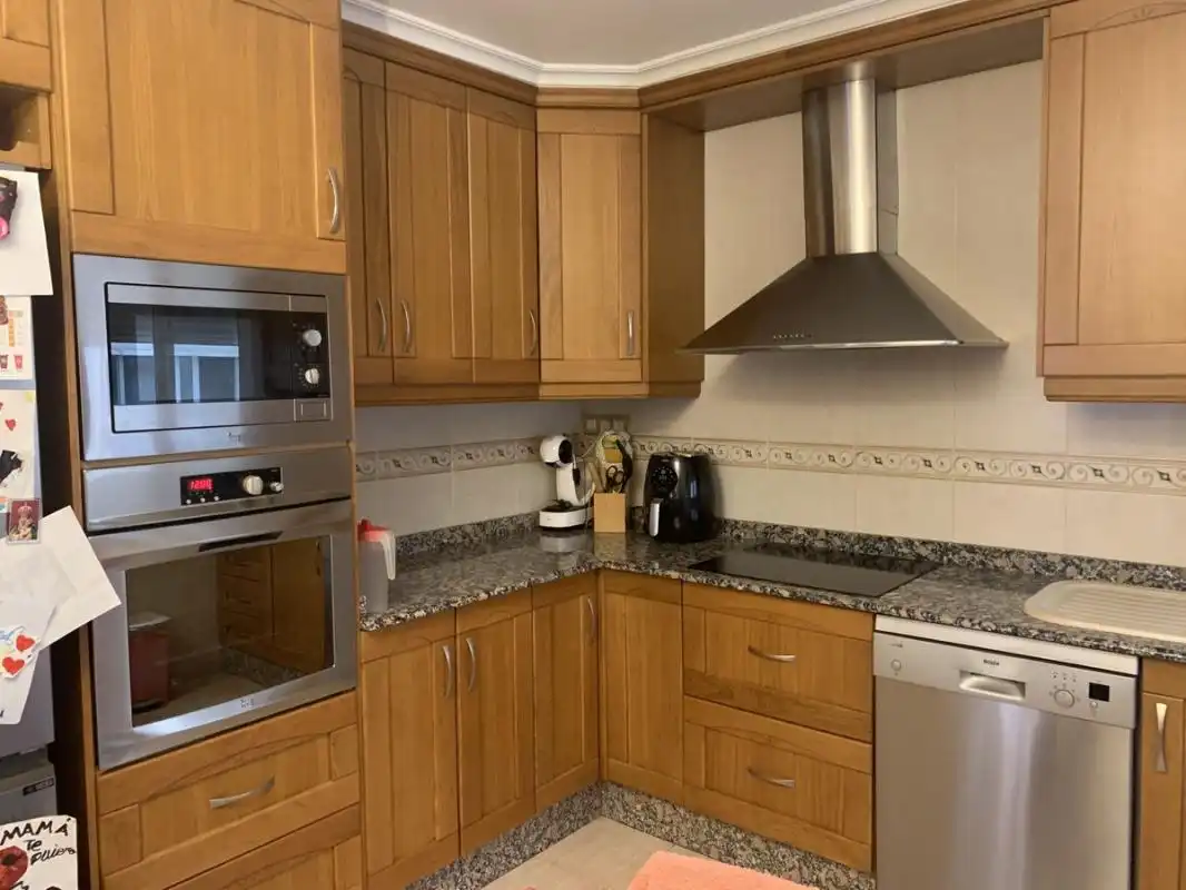 Kitchen of Flat for sale in Aspe  with Air Conditioner, Heating and Private garden