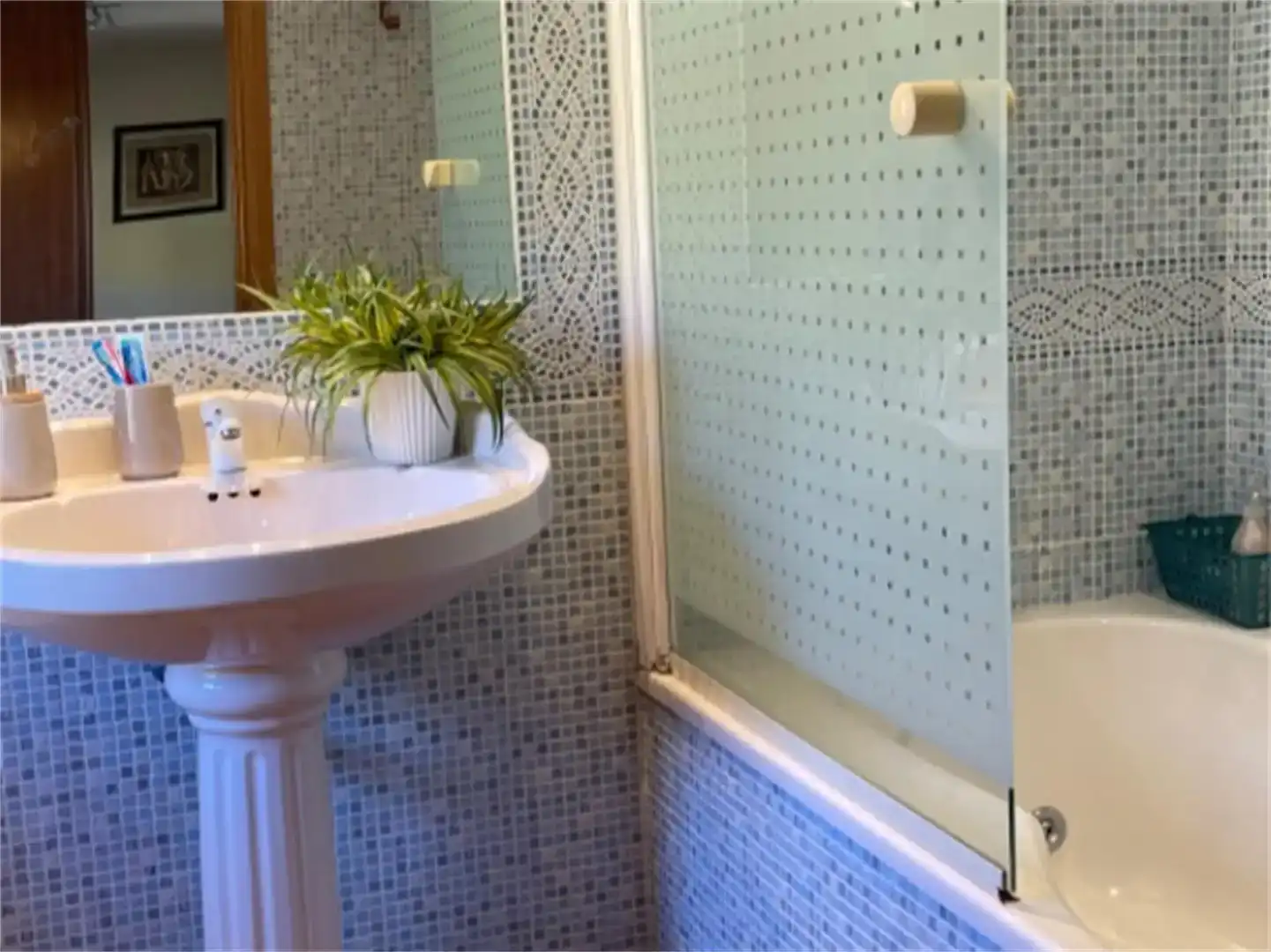 Baño de Casa o chalet en venta en Manzanares El Real con Aire acondicionado, Jardín privado y Trastero