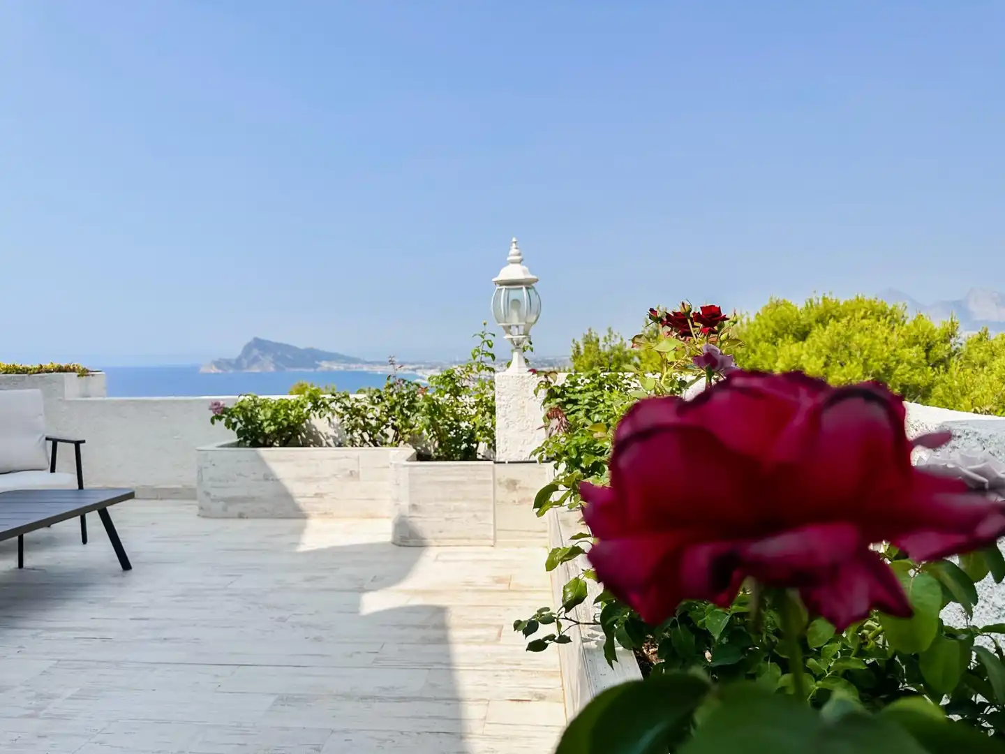 Terraza de Casa o chalet en venta en Altea con Aire acondicionado, Jardín privado y Terraza