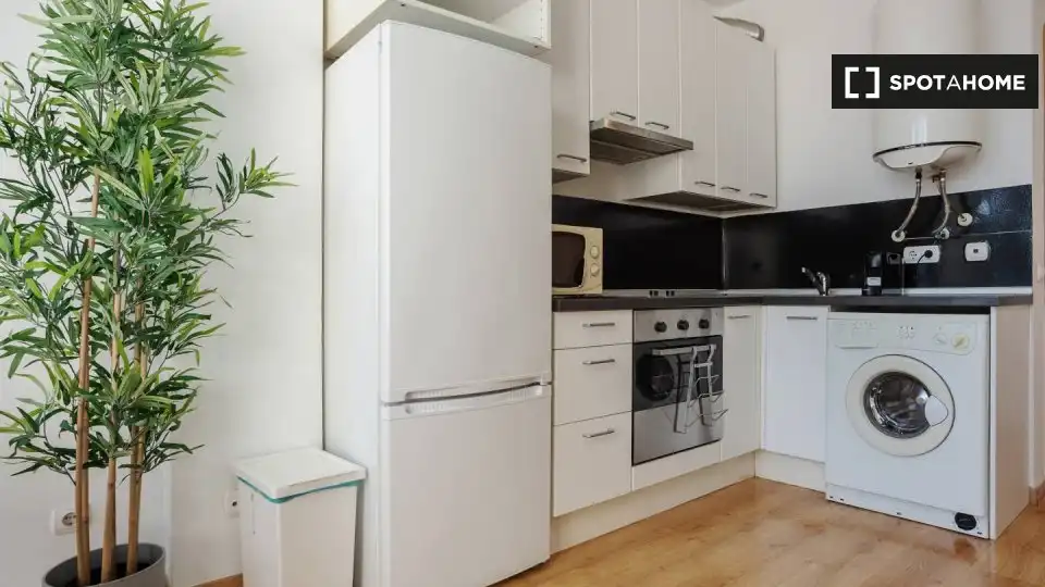 Kitchen of Flat for rent in Madrid  with Air Conditioner, Heating and Furnished