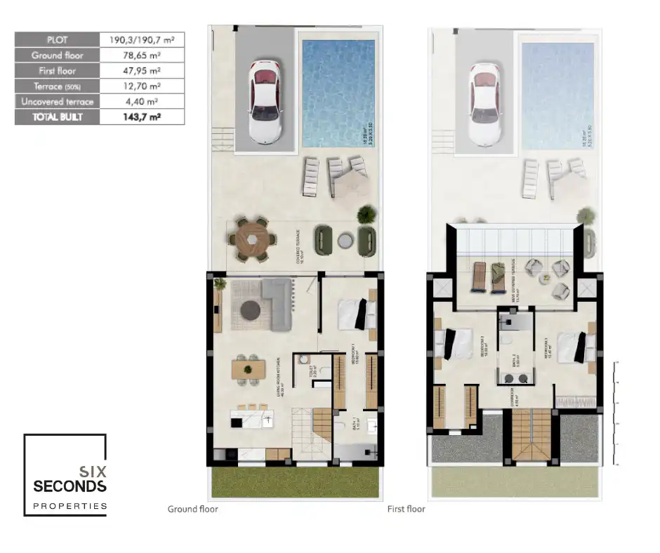 Terraced house with pool for sale in Dolores, imagen 52